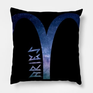 Aries Galaxy Pillow