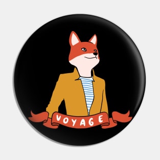 Voyage - Traveling fox Pin