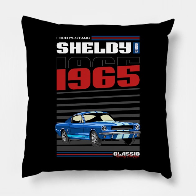 American Mustang GT350 Car Pillow by milatees