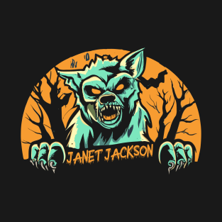 Janet Jackson Werewolf Halloween T-Shirt