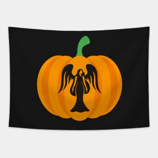 Halloween Jack O Lantern Virgo Zodiac Sign Tapestry