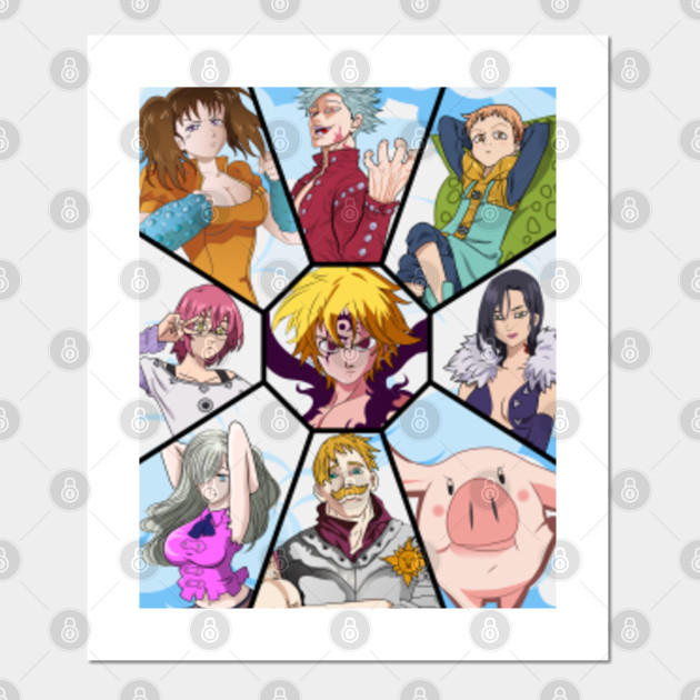 Seven deadly sins anime - Seven Deadly Sins - Posters and Art Prints | TeePublic Seven deadly sins anime - Seven Deadly Sins - Posters and Art Prints | TeePublic