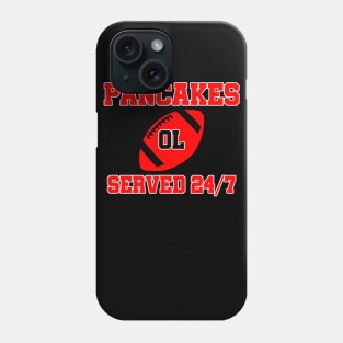 O-Line Pancakes Served 24/7 American Football Phone Case