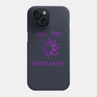 Hex The Patriarchy Femіnist Witch Funny Magical Mystical Magic sun Phone Case