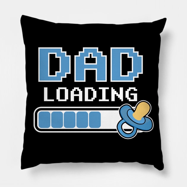 Dad Loading Boy Daddy Baby Birth Pregnant Pillow by Kuehni