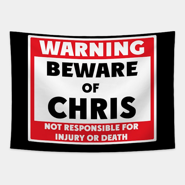 Beware of Chris Tapestry by BjornCatssen