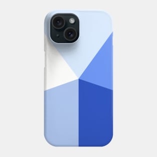 Abstract Blue Triangle Phone Case