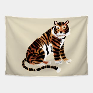 Baby Tiger Painting Tapestry