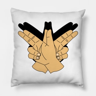 Bird Hand Sign Pillow