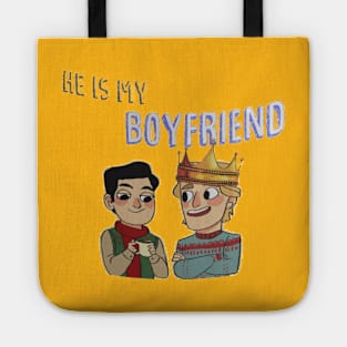 He is my boyfriend Tote