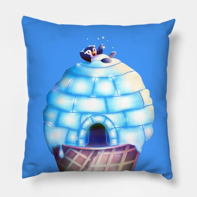 Igloo Flavour Pillow by schwebewesen