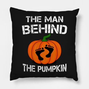 The man behind the pumpkin Pillow