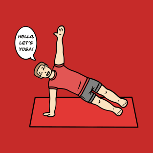 Funny yoga man T-Shirt