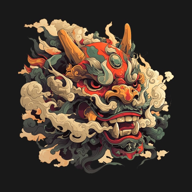 foo dog by Stephanie Francoeur Art