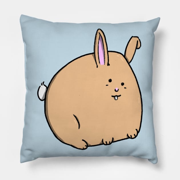 Bunny orb Pillow by funkysmel