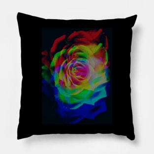 Colorful flower vintage Pillow