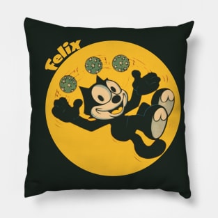 Felix The Cat - Retro Fan Art Pillow