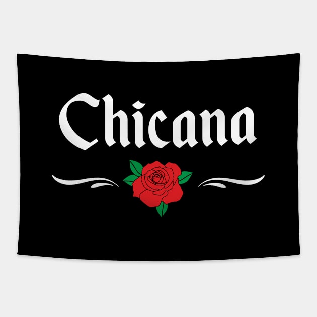 Chicana design for Women Tapestry by KuTees