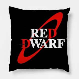 Red Dwarf Distressed Sci Fi Pillow