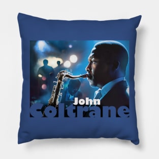 John Coltrane Blue Train Pillow