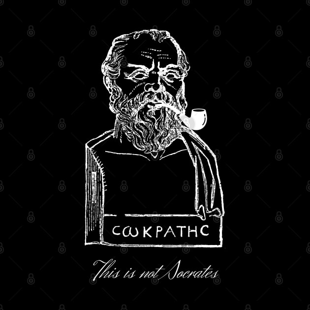 This is not Socrates (White Design) by firstsapling@gmail.com