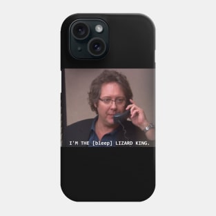 I'm the [bleep] Lizard King (The Office meme) Phone Case