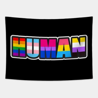 Human Lgbt Flag Gay Pride Month Transgender Tapestry