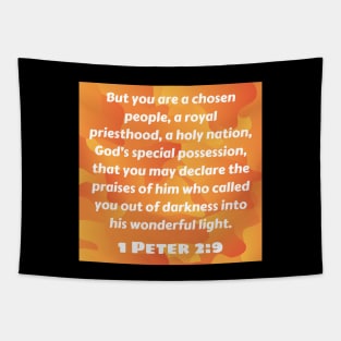 Bible Verse 1 Peter 2:9 Tapestry