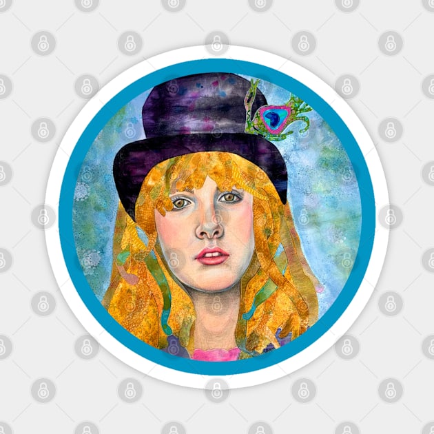 Stevie Nicks, Gypsy that Remains Magnet by karenpaytonart