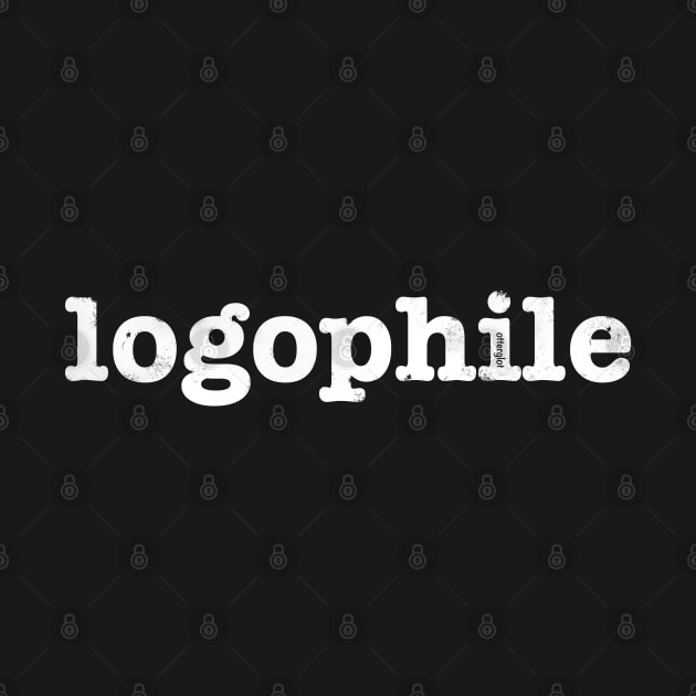 Logophile, White by otterglot