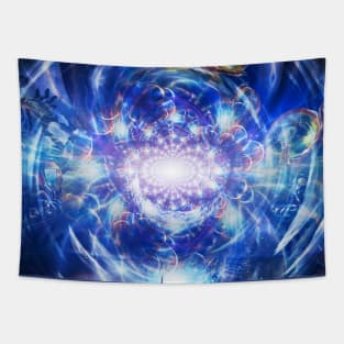 Universes inside glass spheres Tapestry