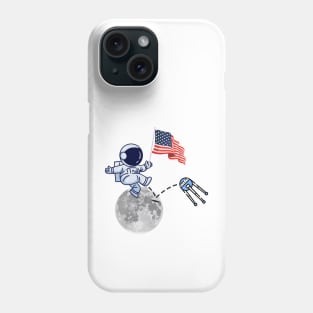 Cold War Space Race American Victory Phone Case