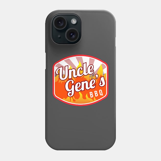 Uncle Gene’s BBQ Logo Phone Case by denilathrop