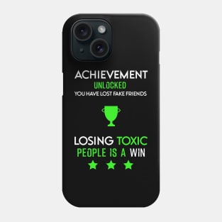 Losing toxic people is a win HCreative ver 8 Phone Case