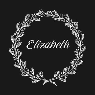 Elizabeth Floral Wreath T-Shirt