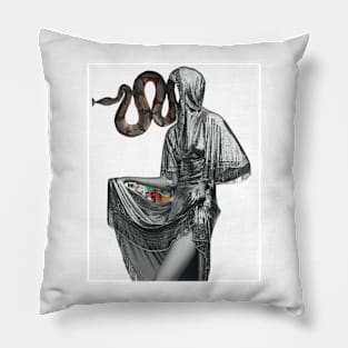 Snake Woman Pillow