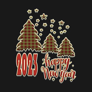 Happy Christmas Tree 2023 T-Shirt