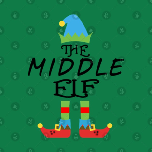 The Middle Elf Matching Family Group Christmas Party by CareTees