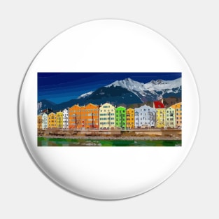 Beautiful Innsbruck Painting Pin