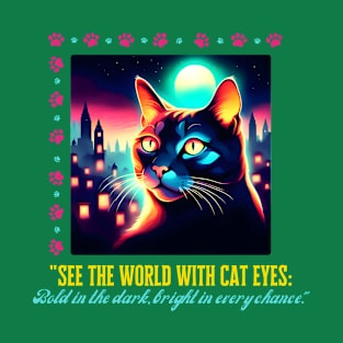 Cat eyes (Motivation and Inspiration) T-Shirt
