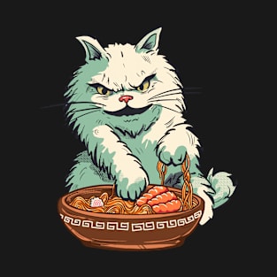 Ramen cat monster T-Shirt