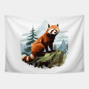 Red Panda In Nature Tapestry