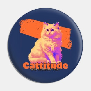 Cattitude Pin