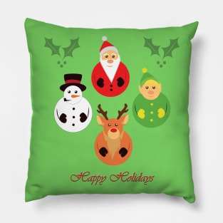 Happy Holidays Pillow