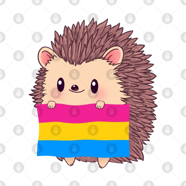 Hedgehog Pansexual Pride by tobikobagel