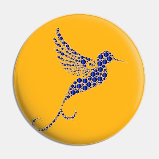 bright bold hummingbırd Pin