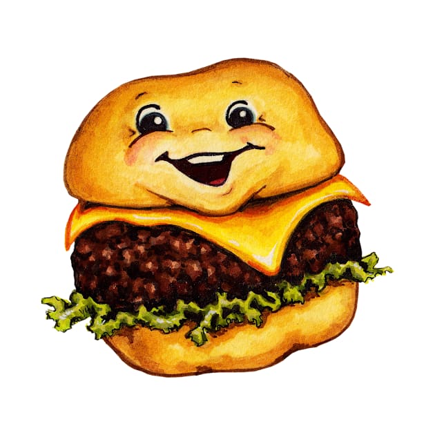Cheeseburger Cartoons by KellyGilleran