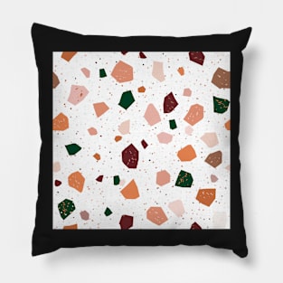 Hand Painted Colorful Terrazzo | Urban Finery Pillow