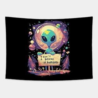 i dont believe in humans Tapestry