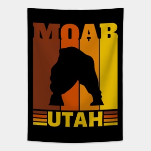 Retro Moab Utah Tapestry